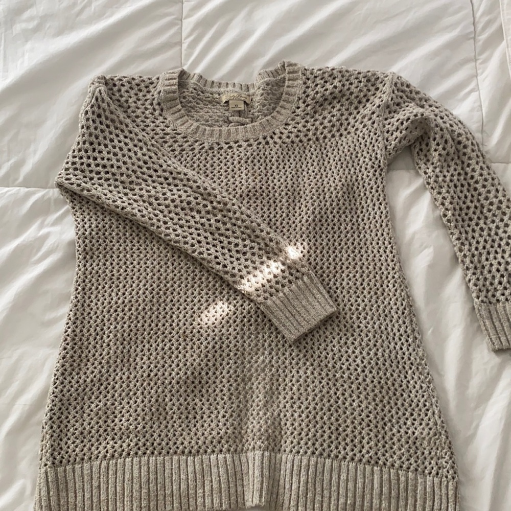 Cream knitted sweater